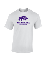 Yerington HS Baseball Split - Cotton T-Shirt