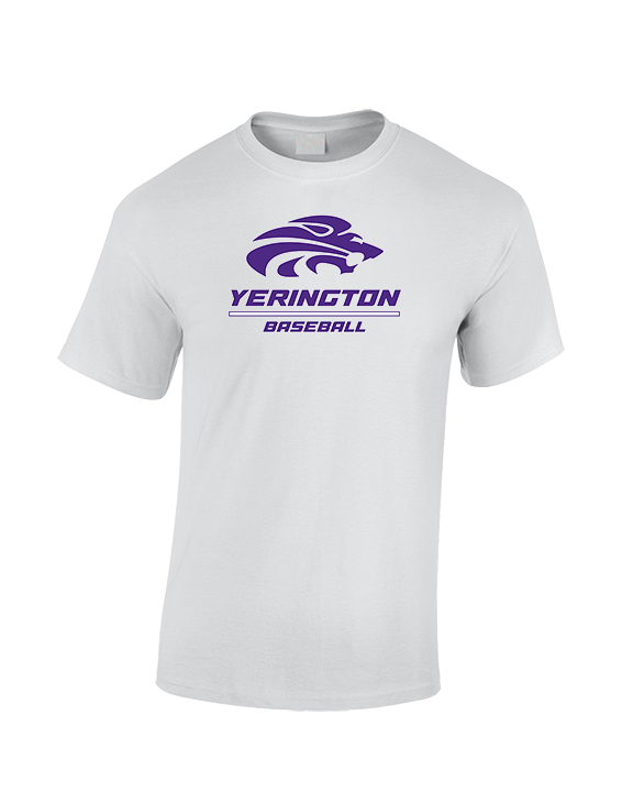 Yerington HS Baseball Split - Cotton T-Shirt
