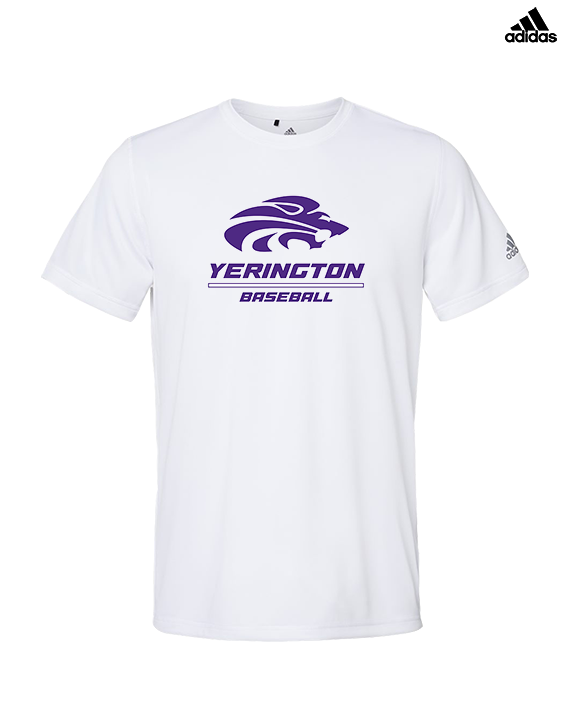 Yerington HS Baseball Split - Mens Adidas Performance Shirt