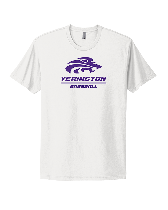 Yerington HS Baseball Split - Mens Select Cotton T-Shirt