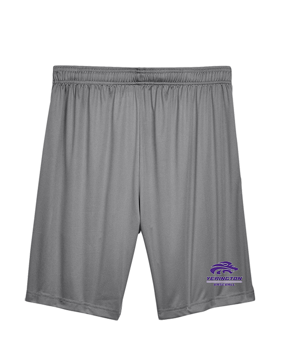 Yerington HS Baseball Split - Mens Training Shorts with Pockets