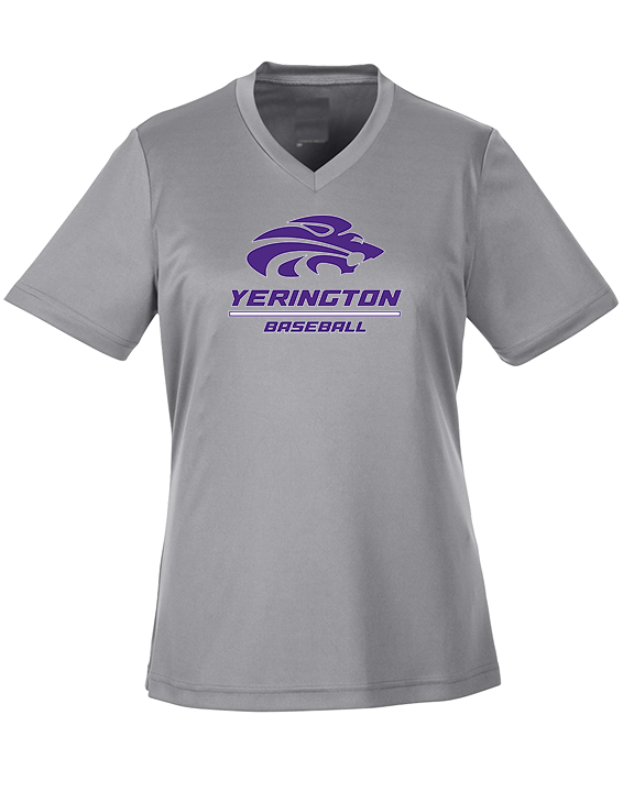 Yerington HS Baseball Split - Womens Performance Shirt