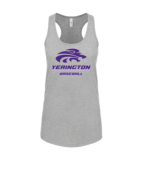 Yerington HS Baseball Split - Womens Tank Top