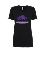 Yerington HS Baseball Split - Womens Vneck