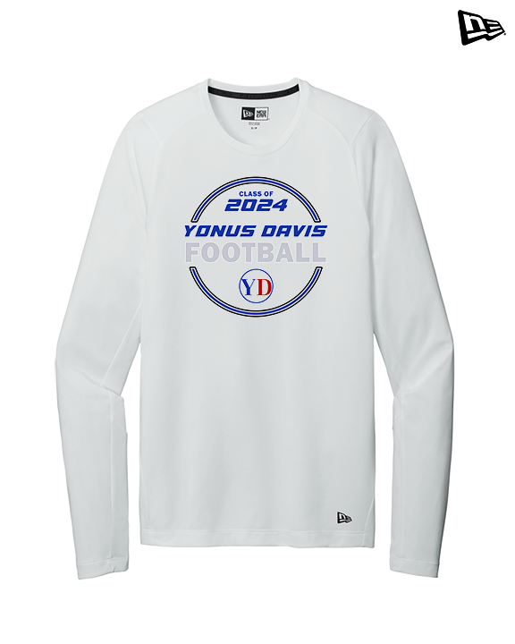 Yonus Davis Foundation Football Class Of - New Era Performance Long Sleeve