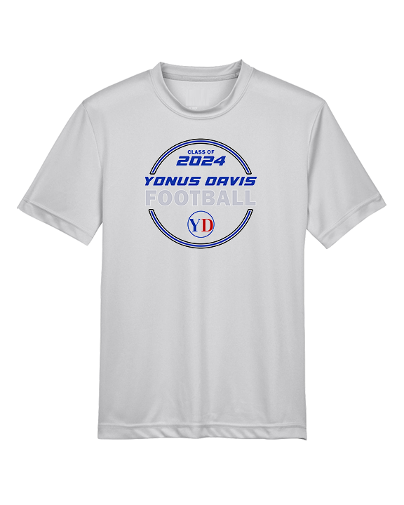 Yonus Davis Foundation Football Class Of - Youth Performance Shirt