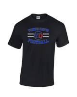 Yonus Davis Foundation Football Curve - Cotton T-Shirt