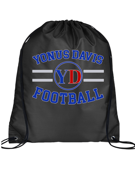Yonus Davis Foundation Football Curve - Drawstring Bag