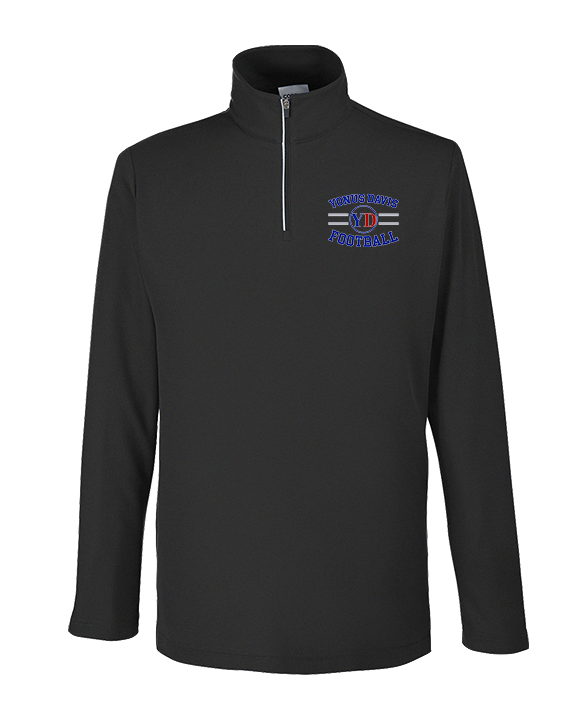 Yonus Davis Foundation Football Curve - Mens Quarter Zip