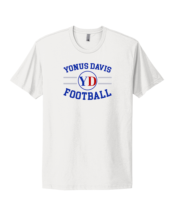 Yonus Davis Foundation Football Curve - Mens Select Cotton T-Shirt
