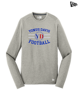 Yonus Davis Foundation Football Curve - New Era Performance Long Sleeve