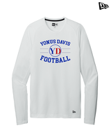 Yonus Davis Foundation Football Curve - New Era Performance Long Sleeve