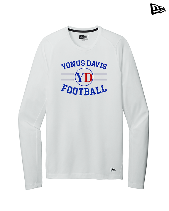 Yonus Davis Foundation Football Curve - New Era Performance Long Sleeve