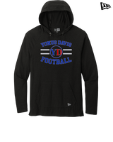 Yonus Davis Foundation Football Curve - New Era Tri-Blend Hoodie