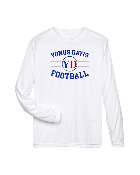 Yonus Davis Foundation Football Curve - Performance Longsleeve