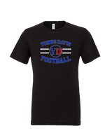 Yonus Davis Foundation Football Curve - Tri-Blend Shirt