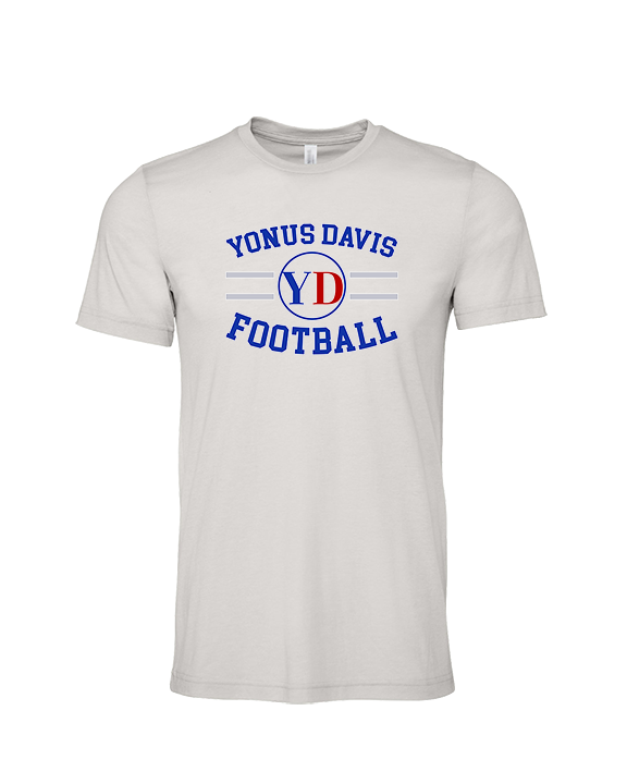 Yonus Davis Foundation Football Curve - Tri-Blend Shirt