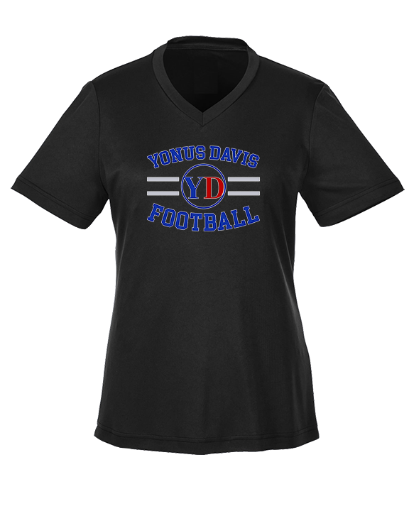Yonus Davis Foundation Football Curve - Womens Performance Shirt