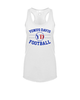 Yonus Davis Foundation Football Curve - Womens Tank Top