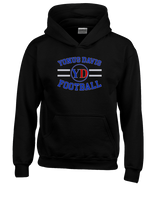 Yonus Davis Foundation Football Curve - Youth Hoodie