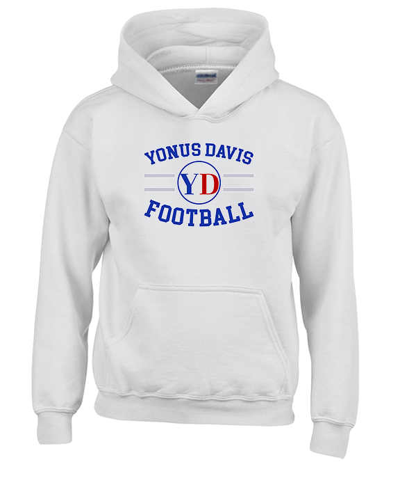 Yonus Davis Foundation Football Curve - Youth Hoodie