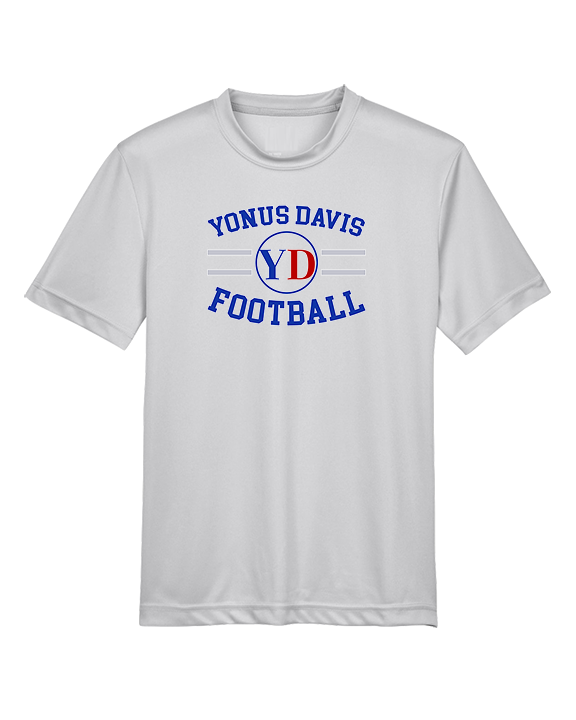 Yonus Davis Foundation Football Curve - Youth Performance Shirt