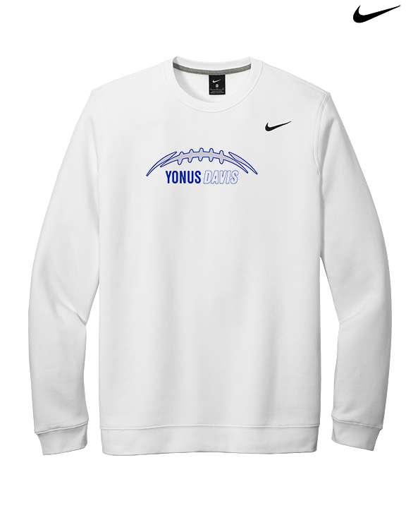 Yonus Davis Foundation Football Laces - Mens Nike Crewneck