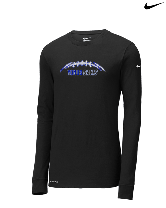 Yonus Davis Foundation Football Laces - Mens Nike Longsleeve