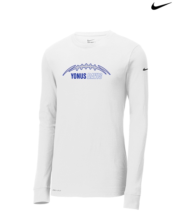 Yonus Davis Foundation Football Laces - Mens Nike Longsleeve
