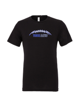 Yonus Davis Foundation Football Laces - Tri-Blend Shirt