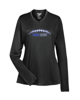 Yonus Davis Foundation Football Laces - Womens Performance Longsleeve