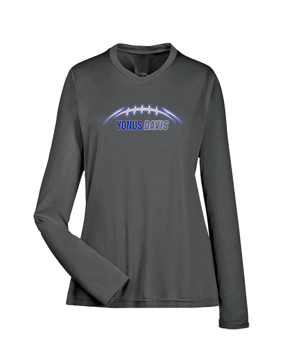 Yonus Davis Foundation Football Laces - Womens Performance Longsleeve