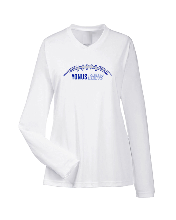 Yonus Davis Foundation Football Laces - Womens Performance Longsleeve