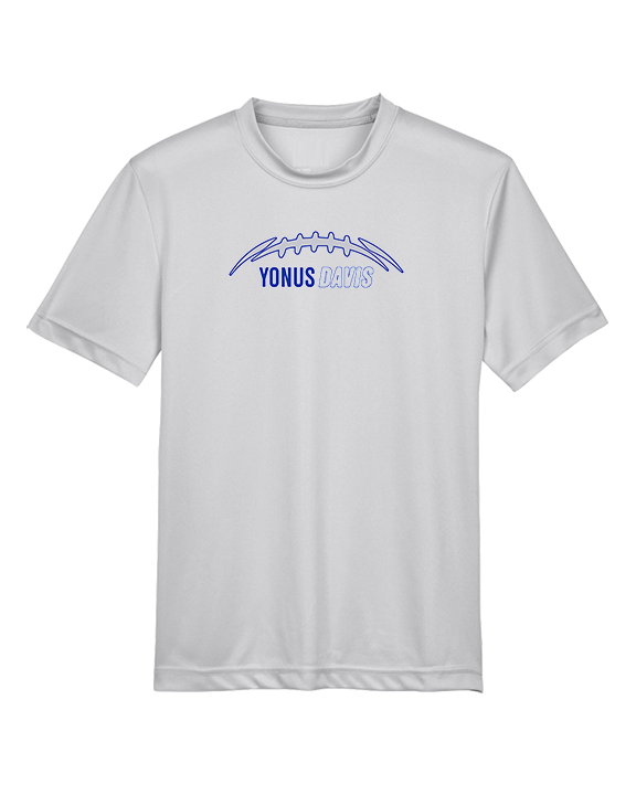 Yonus Davis Foundation Football Laces - Youth Performance Shirt