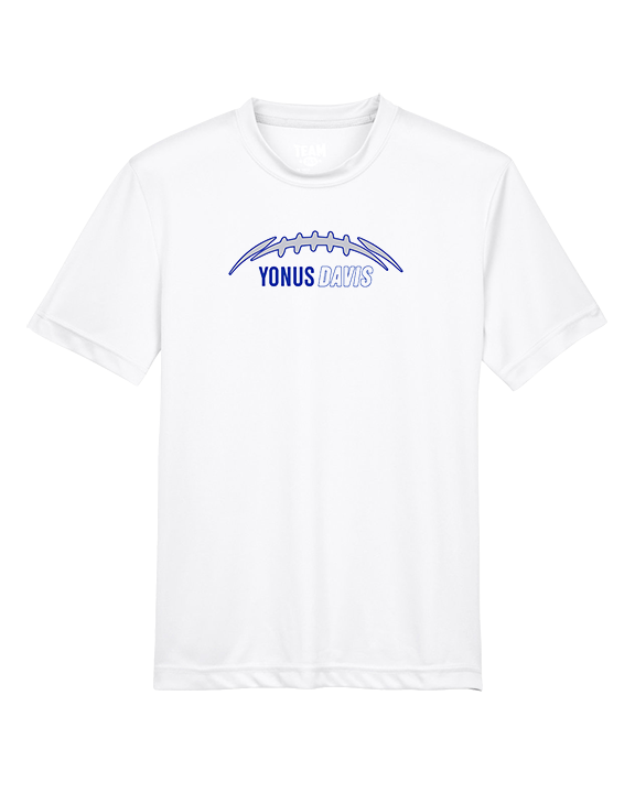 Yonus Davis Foundation Football Laces - Youth Performance Shirt