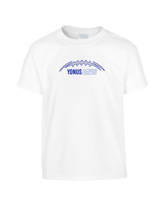 Yonus Davis Foundation Football Laces - Youth Shirt