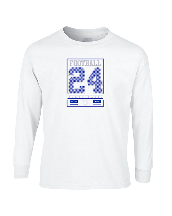 Yonus Davis Foundation Football Last Ride - Cotton Longsleeve