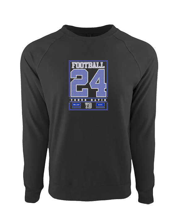 Yonus Davis Foundation Football Last Ride - Crewneck Sweatshirt