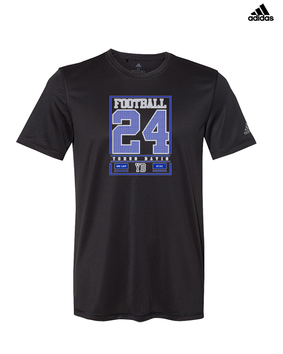 Yonus Davis Foundation Football Last Ride - Mens Adidas Performance Shirt
