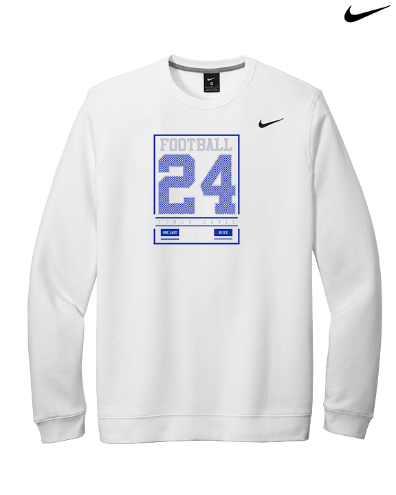 Yonus Davis Foundation Football Last Ride - Mens Nike Crewneck