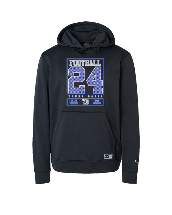 Yonus Davis Foundation Football Last Ride - Oakley Performance Hoodie