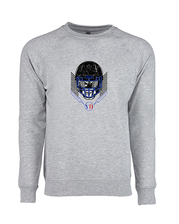 Yonus Davis Foundation Football Skull Crusher - Crewneck Sweatshirt