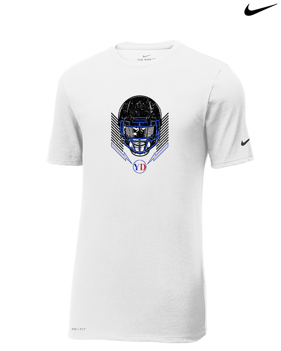 Yonus Davis Foundation Football Skull Crusher - Mens Nike Cotton Poly Tee