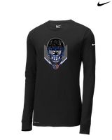 Yonus Davis Foundation Football Skull Crusher - Mens Nike Longsleeve