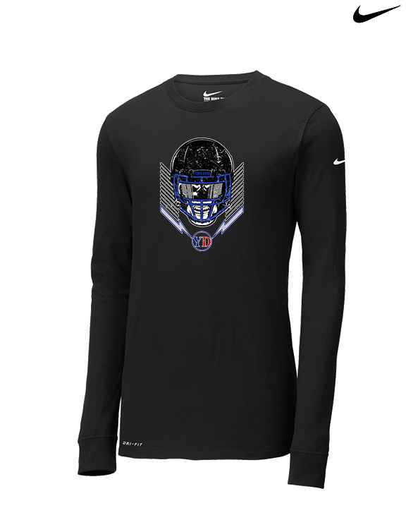 Yonus Davis Foundation Football Skull Crusher - Mens Nike Longsleeve