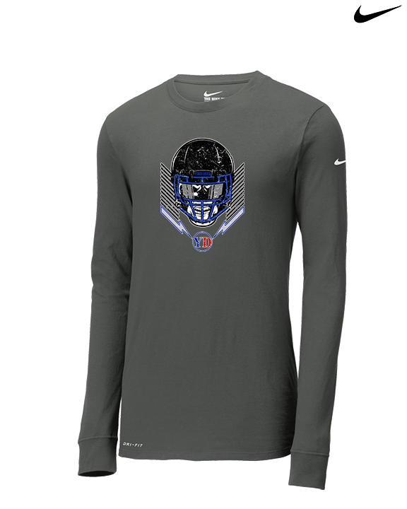 Yonus Davis Foundation Football Skull Crusher - Mens Nike Longsleeve