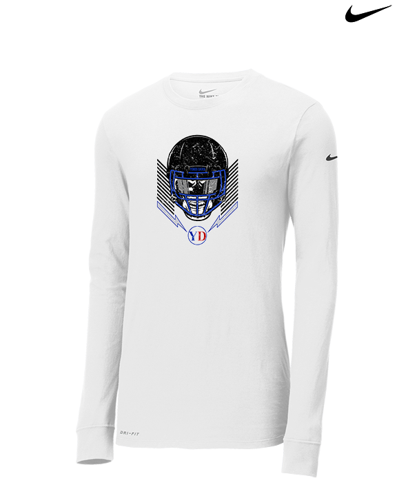 Yonus Davis Foundation Football Skull Crusher - Mens Nike Longsleeve