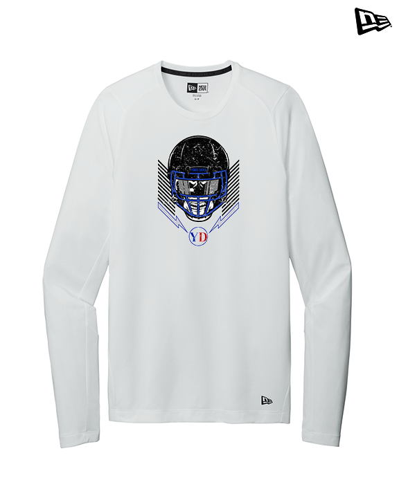 Yonus Davis Foundation Football Skull Crusher - New Era Performance Long Sleeve