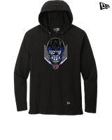 Yonus Davis Foundation Football Skull Crusher - New Era Tri-Blend Hoodie