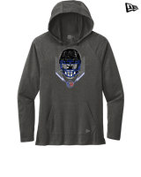 Yonus Davis Foundation Football Skull Crusher - New Era Tri-Blend Hoodie